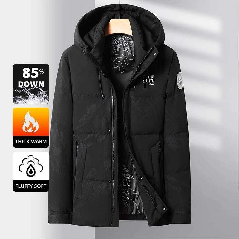 High End 90% Duck Down Winter Fashion Casual Warm Filled Mens Jacket Classic Designer Feather Outerwear Windbreaker Puffer Coats J260626 - view 6