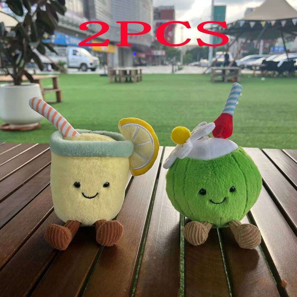 2026 Simulated Stuffed Fruit And Vegetable Soft Cute Cartoon Plush Toys Lemon Pumpkin For Baby Kids Appease Soother Toy Gifts 26Y0626 - view 4