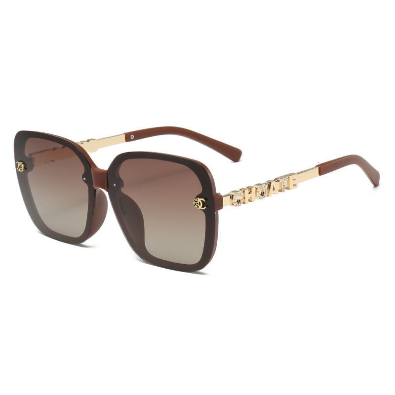 Designer's New High-end Imitation Chain Terms Niche Light Luxury Small Fragrance Retro Sunglasses Female Internet Celebrity Fashionable Sunshade  - view 9