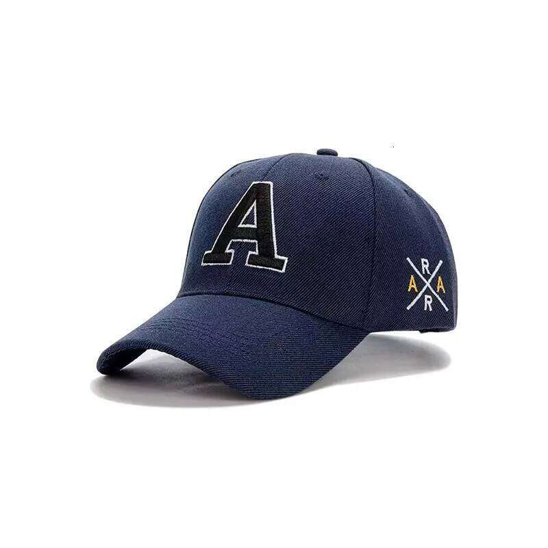 1 Summer Men's Embroidered A Letter Multi Color Duck Tongue Outdoor Sports Baseball Hat W260626 - view 5