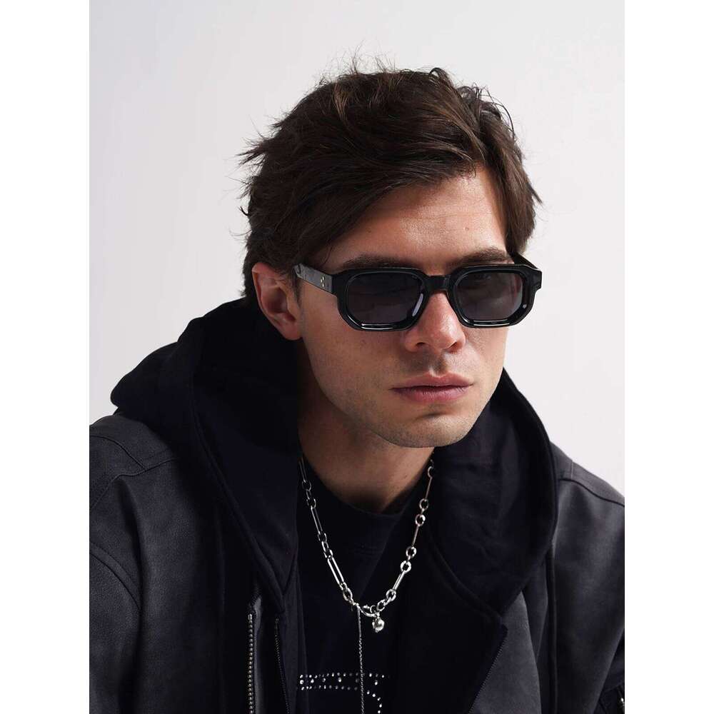 Ruiao Men Vintage Rectangle Frame Sunglasses Fashion Retro Glasses Luxury Brand Design UV400 Shades Eyewear Women Sun Glasse 26Y0626 - view 5