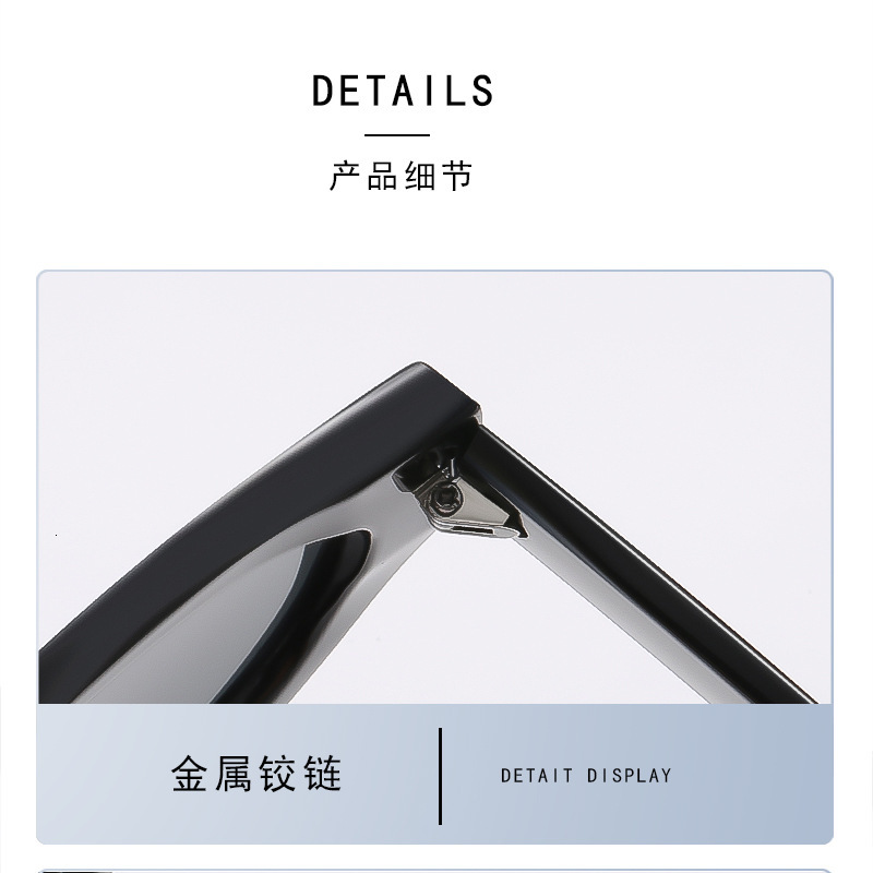 New Retro Cat Eye High-End for Women, UV Protection, Face Slimming, Driving, Men's Polarized Sunglasses wholesale - view 3