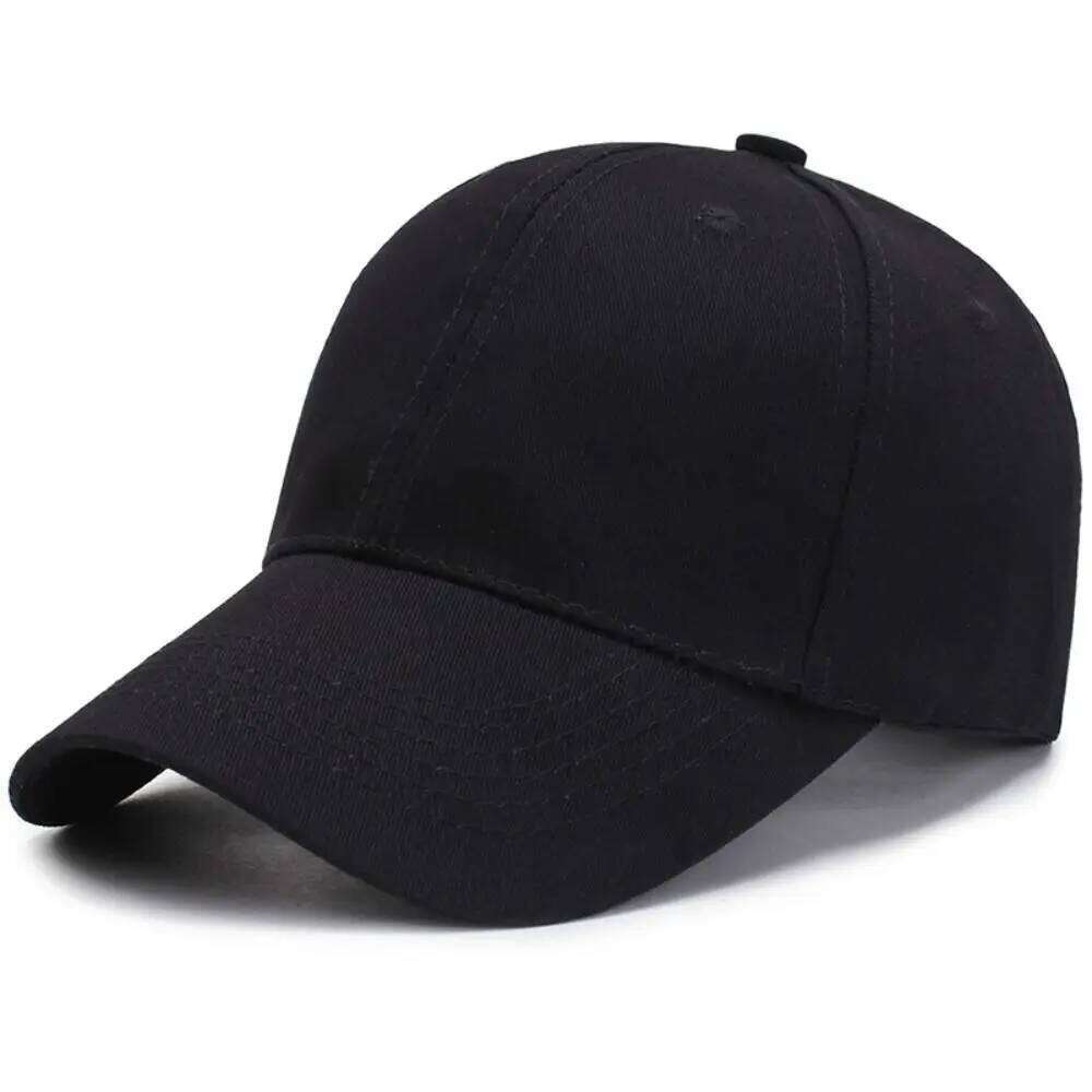 Caps Black for Mens Women Sports Adjustable Cotton Baseball Cap Casual Summer Hat W260626 - view 5
