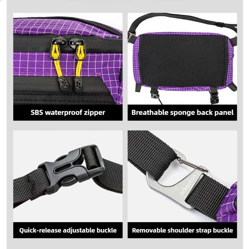 UHMWPE Chest Bag Ultralight Waterproof Cycling Pack Tactical Molle Mountain Biking Hiking Unisex Outdoor Sports Accessories 260625 - view 6