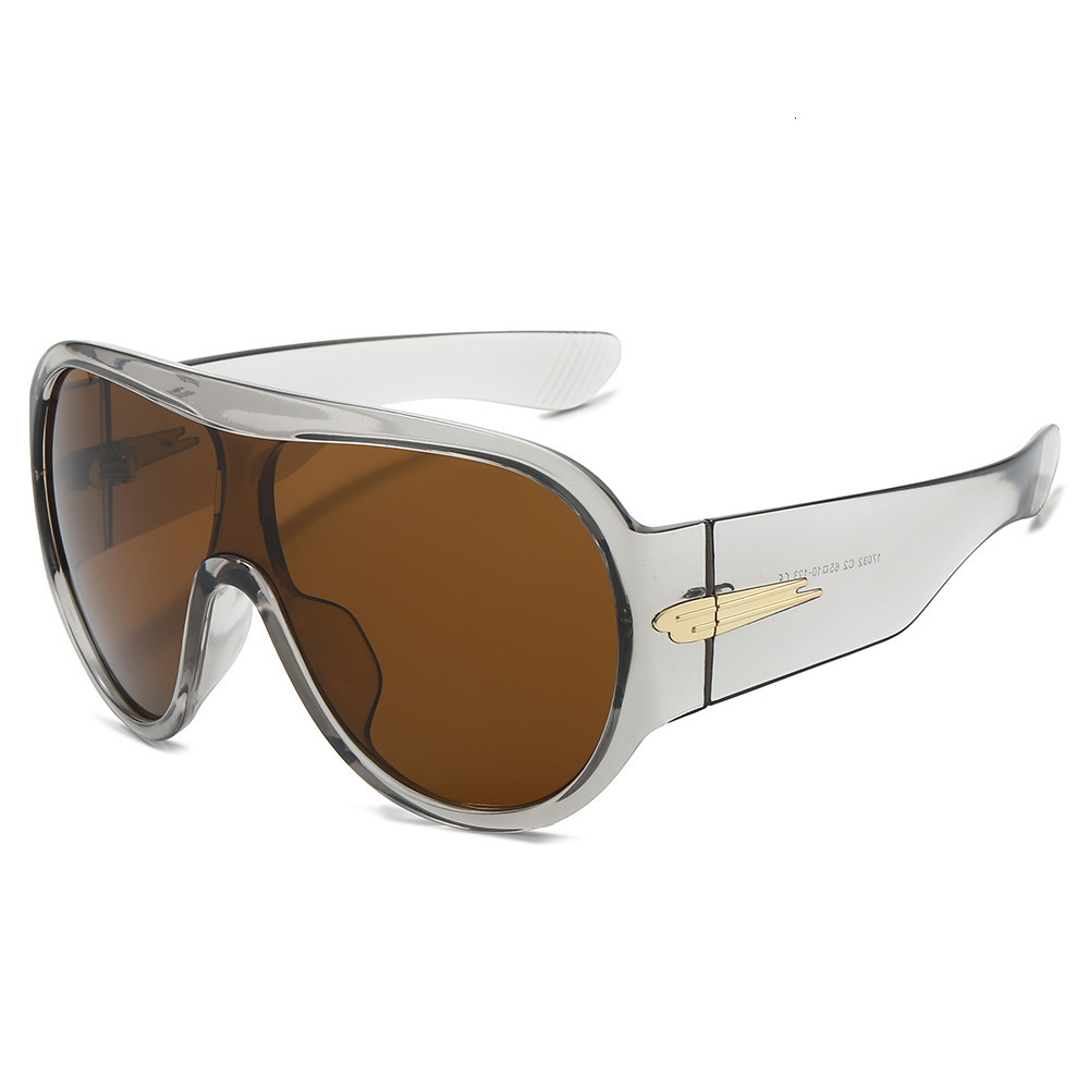New High-Quality Large-Frame Fashion For Sales, 2026 Model, Same Style As Popular On Social Media, Super Cool UV Protection Sunglasses - view 3