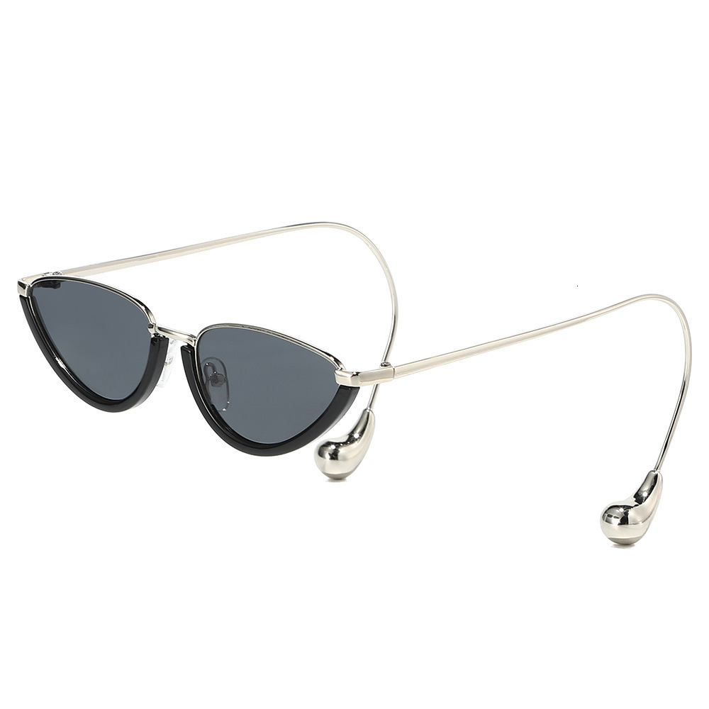 26 New Retro Fashion Cat-Eye Sunglasses For Men And Women, Small Frame, Women's High-End Street Style Glasses - view 4