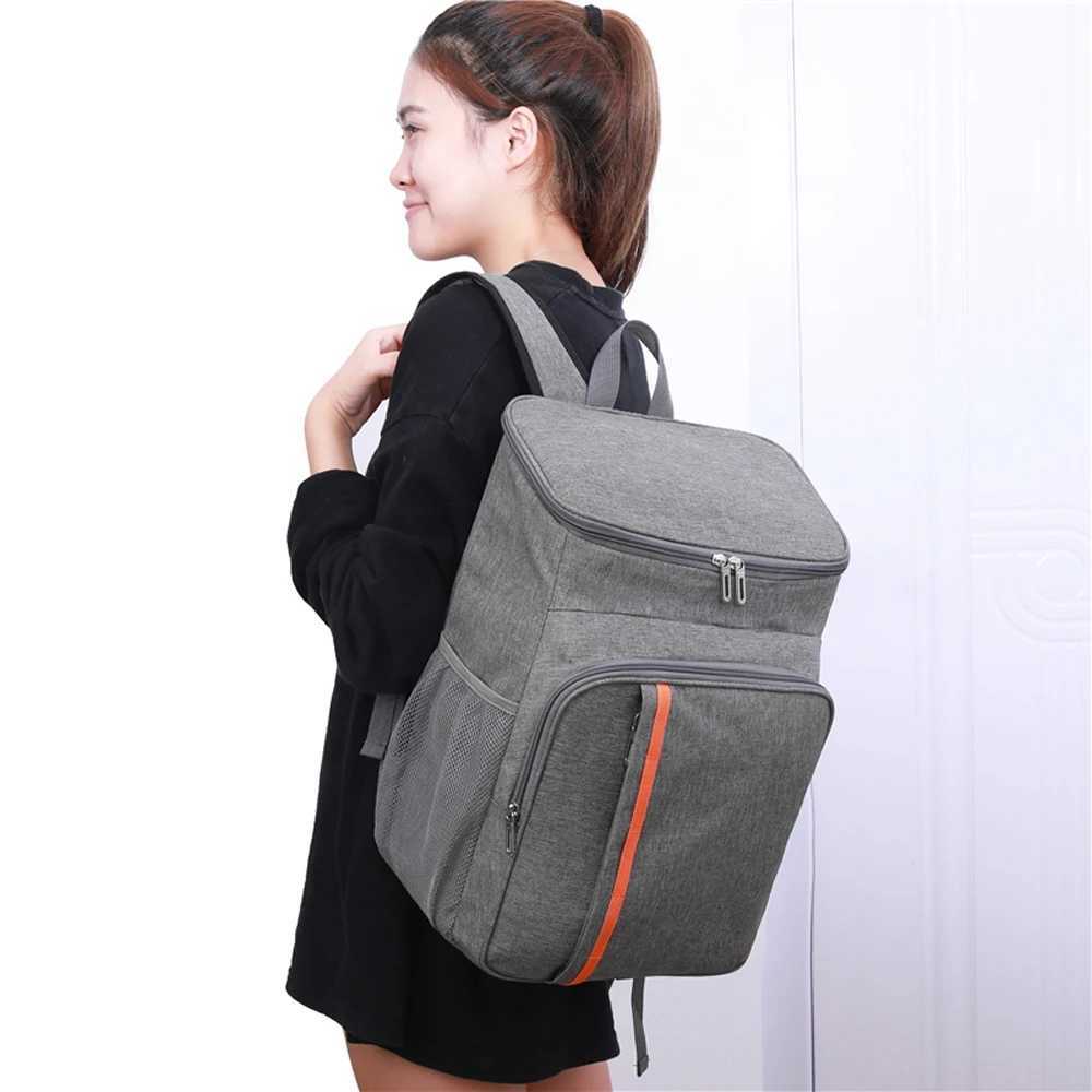 Leakproof Large Capacity Tomshoo 18L Cooler Bag Thermal Picnic Cool Warm Insulated Bag Outdoor Food Beverage Storage Backpack M260626 - view 7