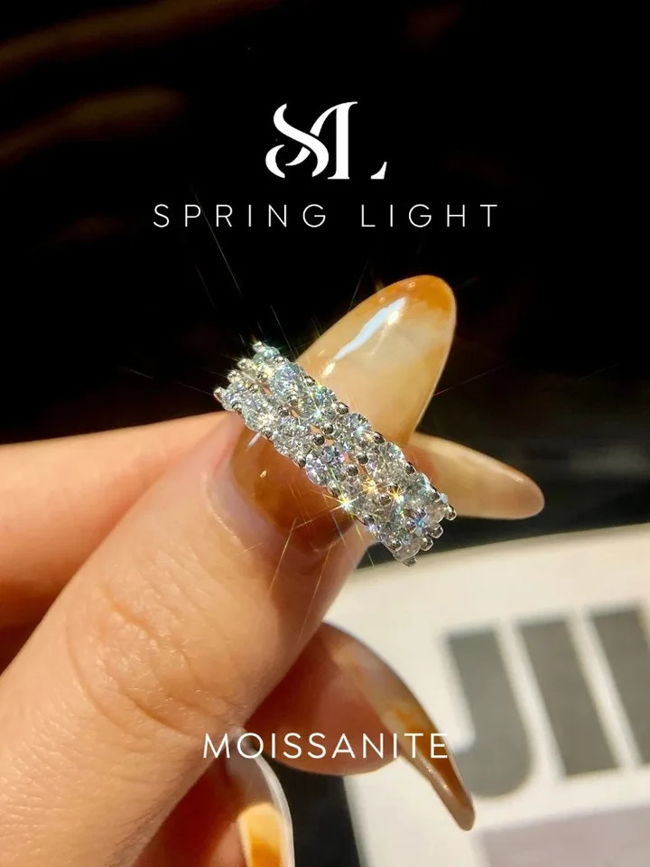14ct Diamond Ring for Women 925 Sterling Sliver Wedding Engagement Daily Wear Fine Jewelry260624 - view 1
