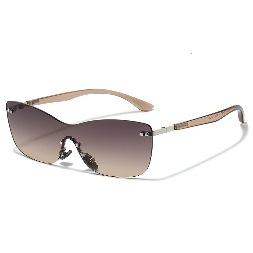 26 Styles Of Korean Frameless Cat-Eye Women With Square Or Round Faces, Slimming Stylish, Suitable For Hot Girls, European And American Fashion Street - view 5