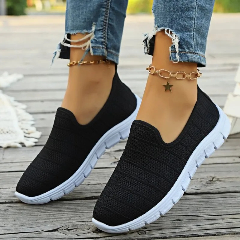 2026 Summer Sneakers Slip On Flat Shoe Womens Fashion Casual Loafers Walking Outdoor Mesh Soft Bottom Sports 260626 - view 7