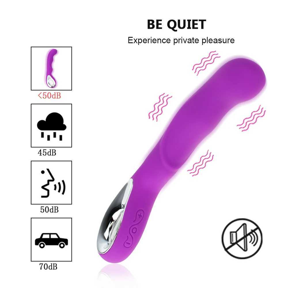 Speed USB Rechargealbe Magic 10 Wand Massager Dildo Vibrators Dual Clitoris Stimulator G Spot Vibrator Adults Sex Toys for Woman M260626 - view 5