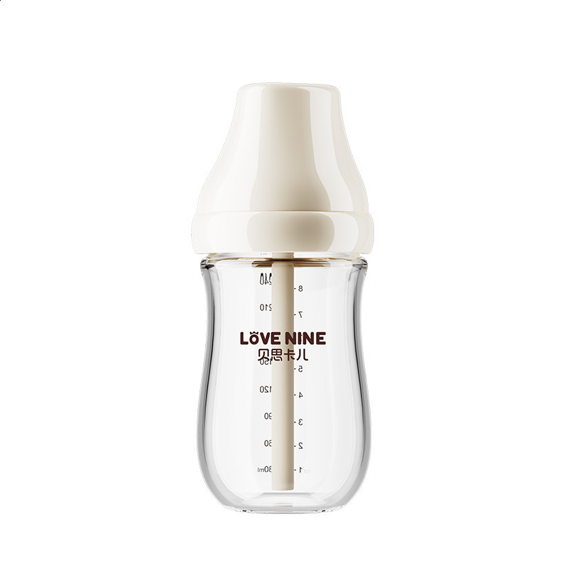 born specific bottle/high borosilicate glass anti inflation bottle/for babies aged 0-6 months 240812