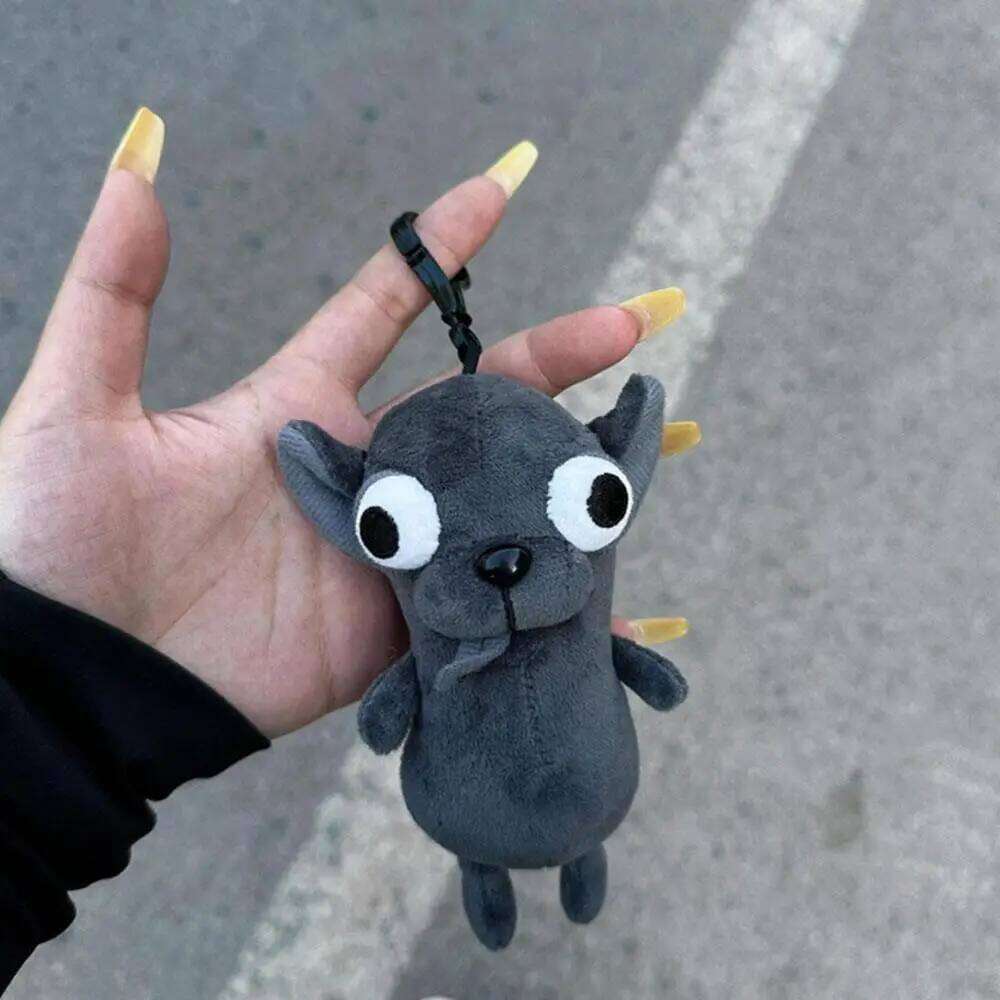 Keychain Stuffed Animals Chihuahua Doll School Backpack Pendant Weird Cute Plush Puppy Pet Gift Kids Toy 26Y0626 - view 6