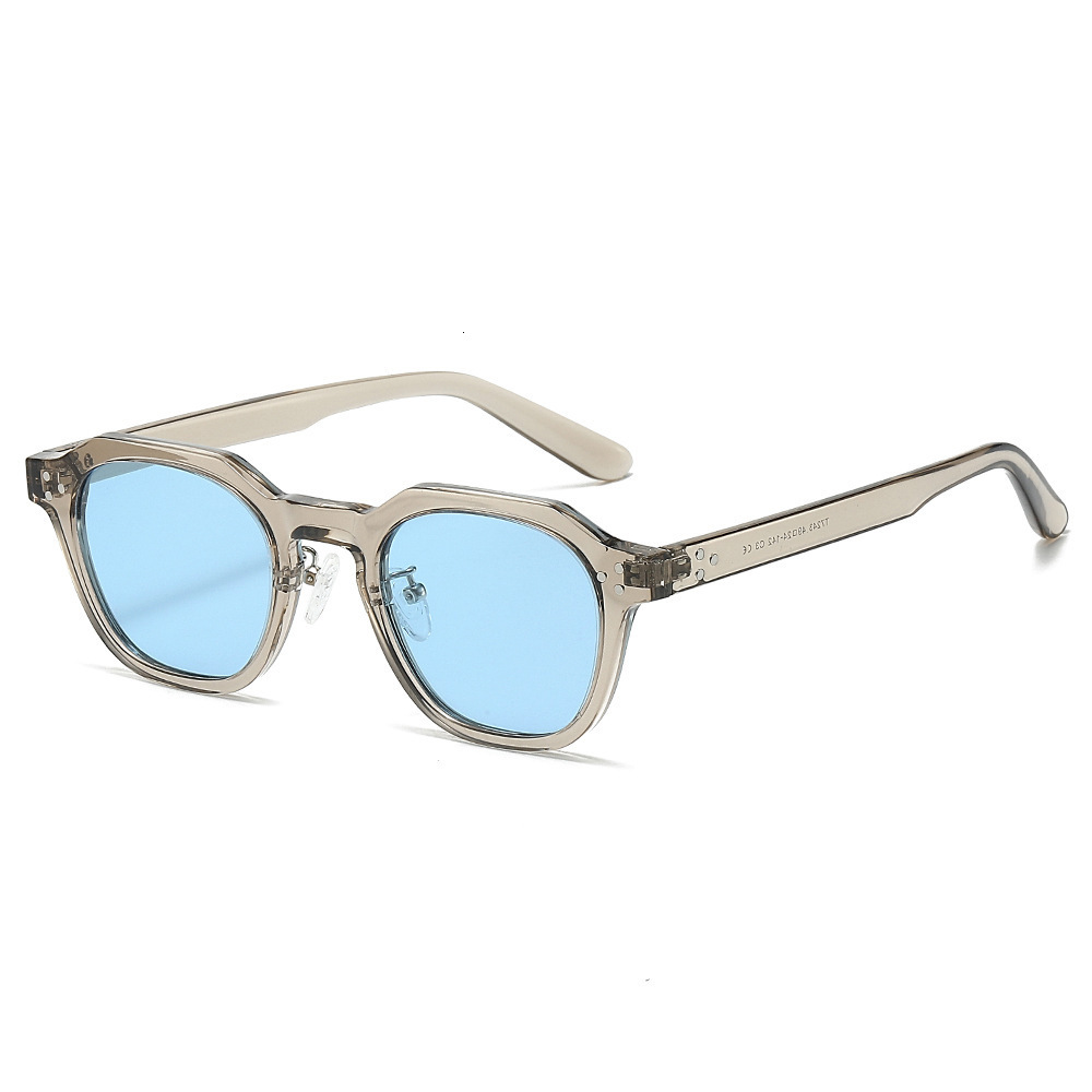 26 Popular Internet Celebrity Women, Thick Frame, Retro, Versatile, Tr90 Oval Square Frame Glasses For Men, Can Be Fitted With Prescription Lenses - view 3