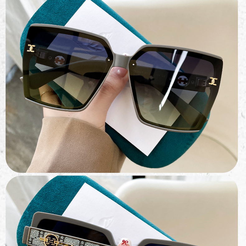 2026 Designer's New Personalized Trendy Small Fragrant Polarized Sunglasses Light Luxury High End Driving Travel Anti UV Internet Celebrity Sungl - view 7