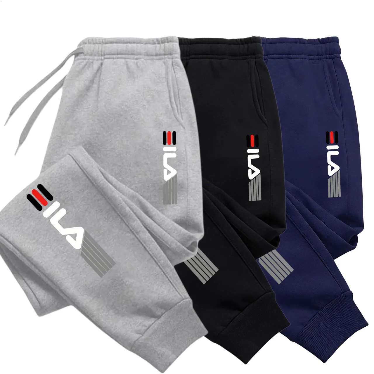 Mens casual pants jogging pants loose elastic waist sport casual pants loose fitness wear spring thin part 260626