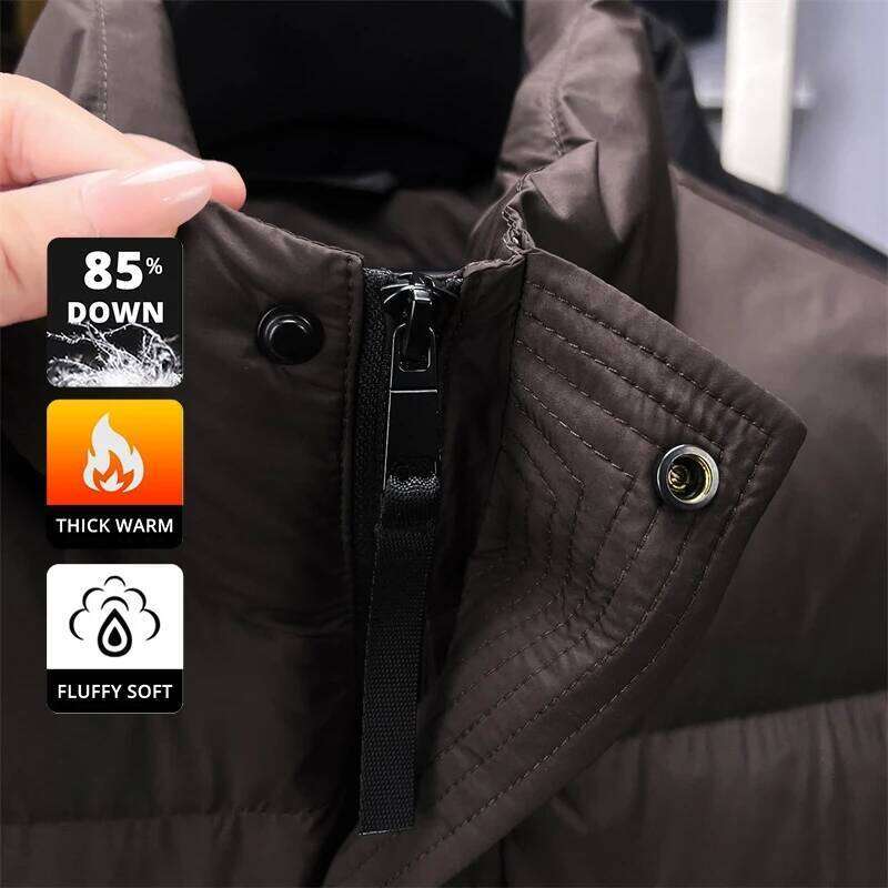 High End Winter New Brand Fashion Warm 85% Duck Down Filled Mens Jacket Casual Designer Feather Windbreaker Puffer Coats J260626 - view 6