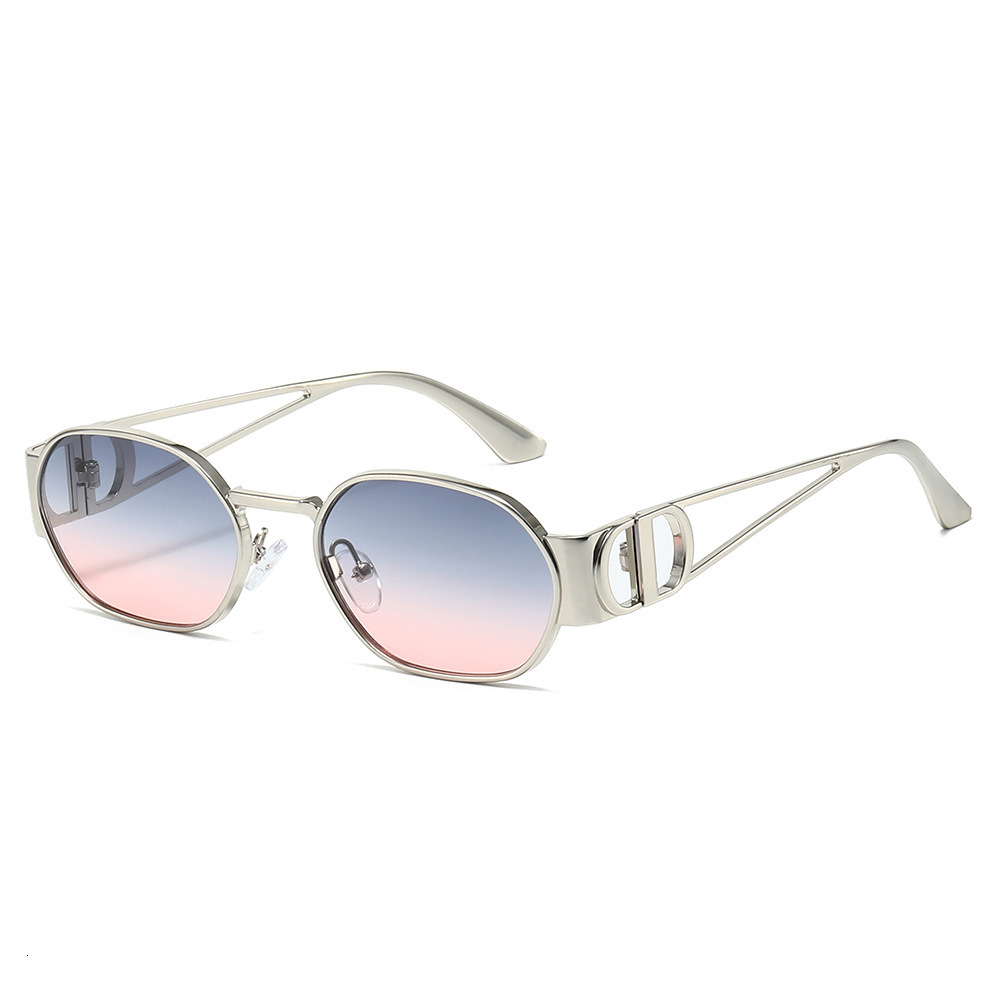 2026 New Trendy Unique Outdoor Street Sun Protection Women, European And American Fashion Square Sunglasses For Women - view 6