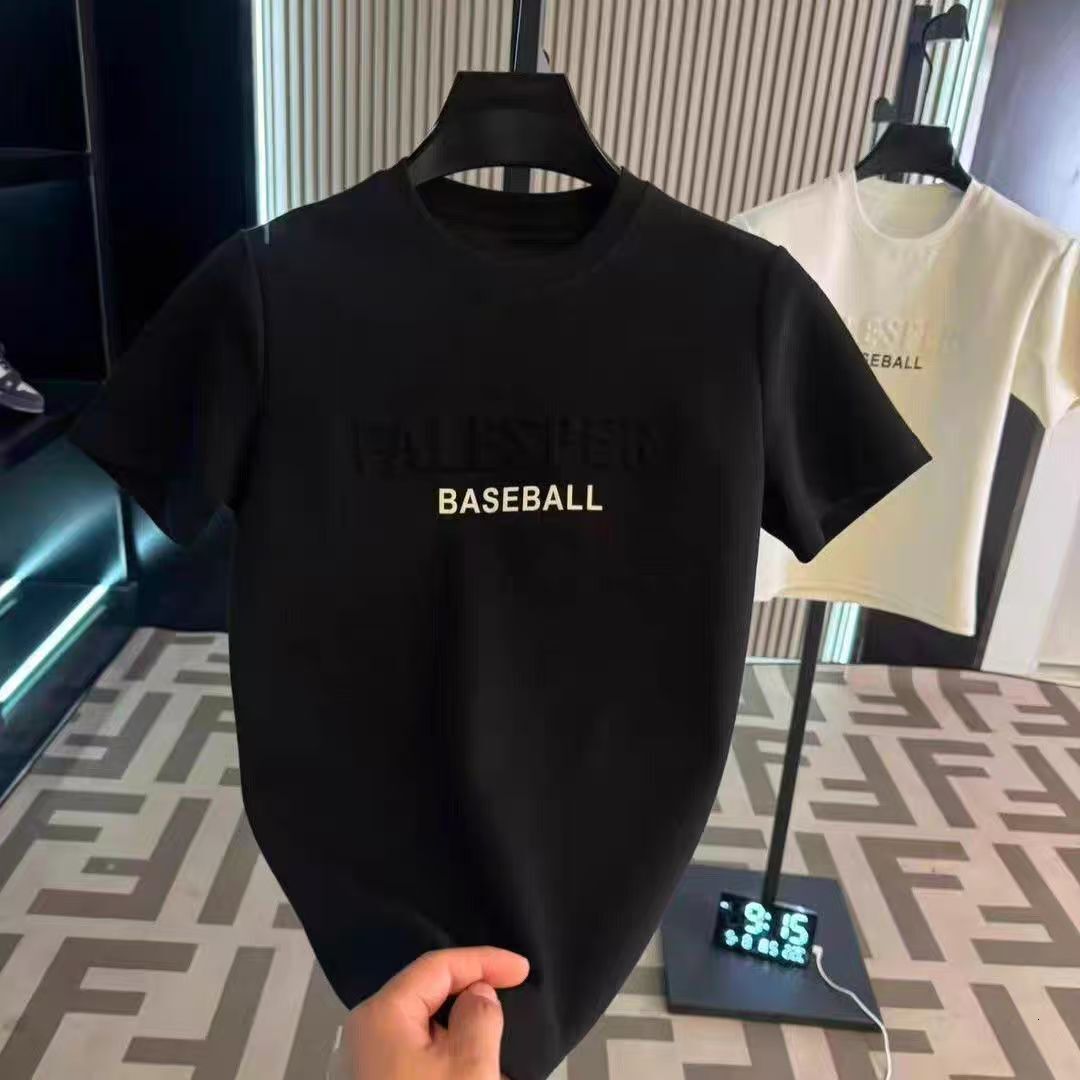 New Men's Summer Light Luxury Versatile Round-Neck Letter Print Short-Sleeve T-Shirt, Casual Style - view 3