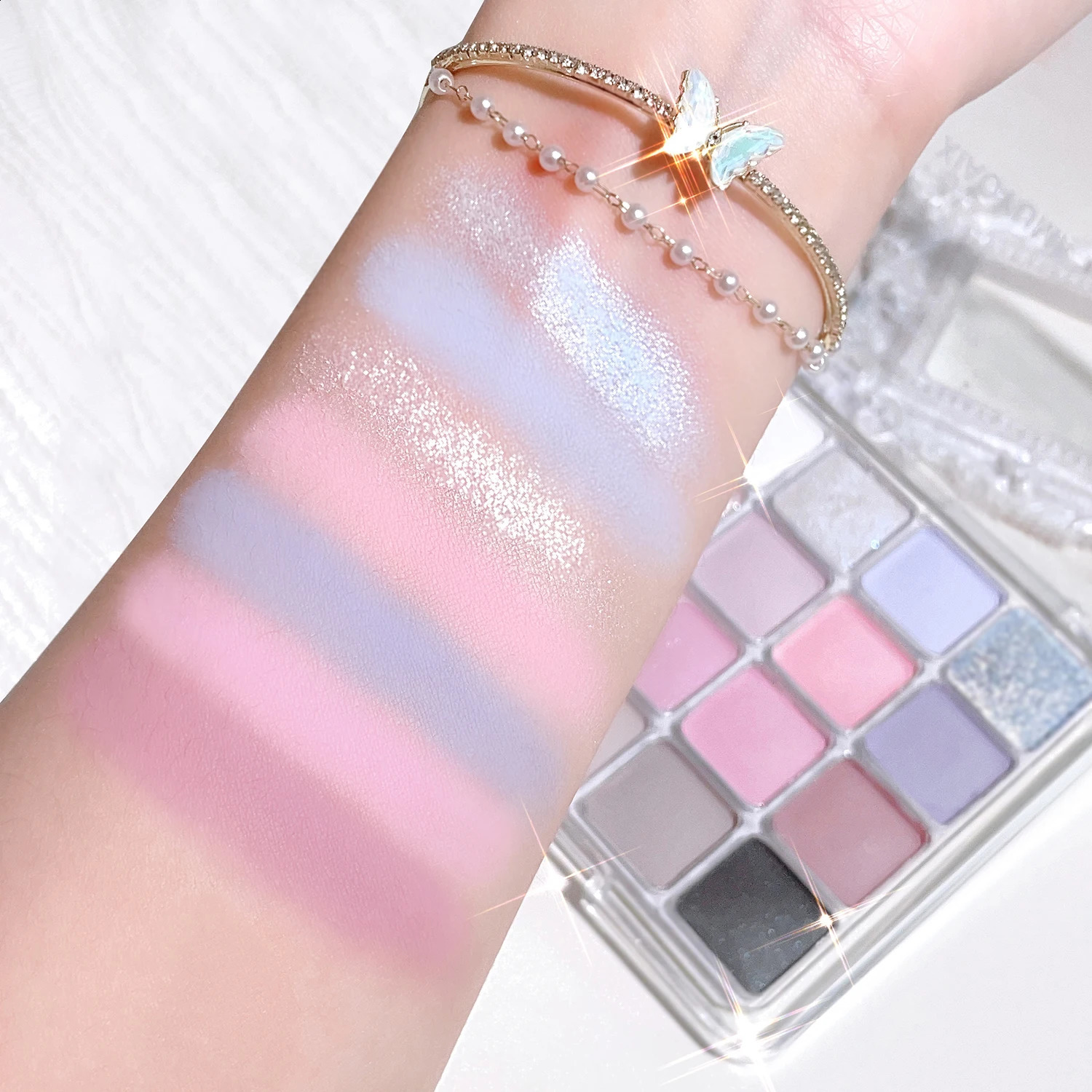 XIAOYUMI 16-Color Sunset Contour Highlighter Palette Waterproof Long-Lasting Eye Face Makeup Unisex Certified 260625 - view 3