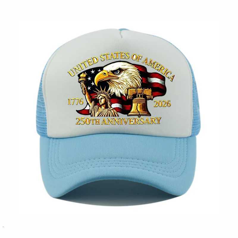 250th Anniversary USA Hat ABLEEmbroidered Patriotic Baseball 1776-2026 Independence Day Adjustable Hat for Men Women M260626 - view 4