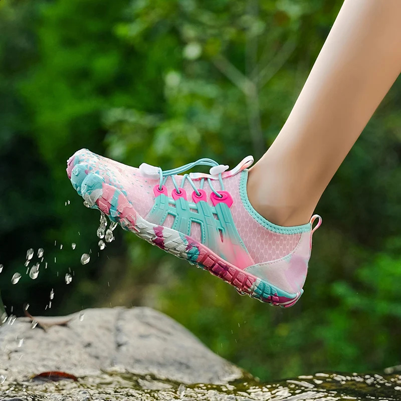 Women Men Upstream Wading Water Shoes Beach Barefoot Swimming Surfing Qick Dry Sports Aqua Sneakers Unisex Lightweight Trekking 260626 - view 4