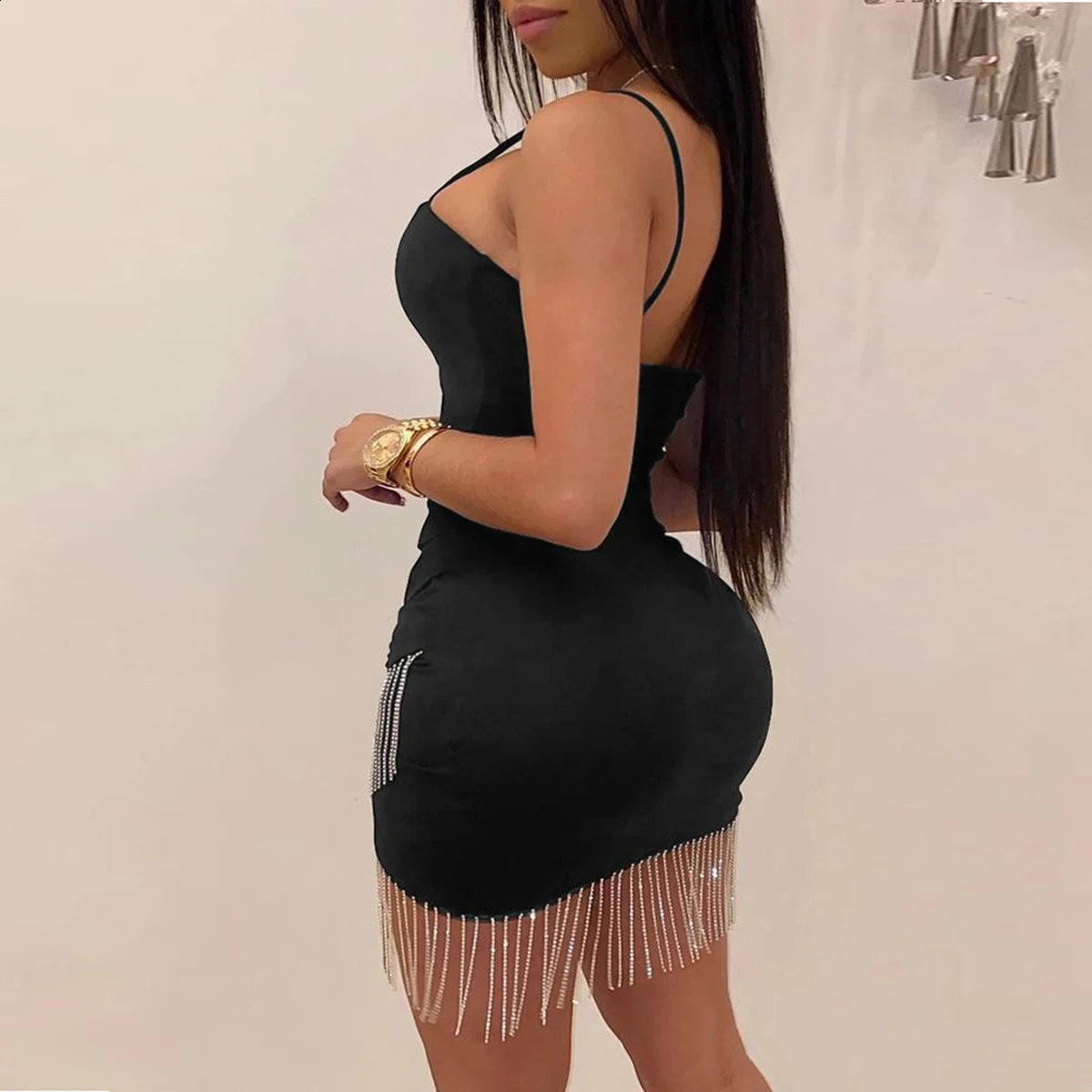 Summer fashion slip dresses sexy slim cross womens skirts 260626 - view 5