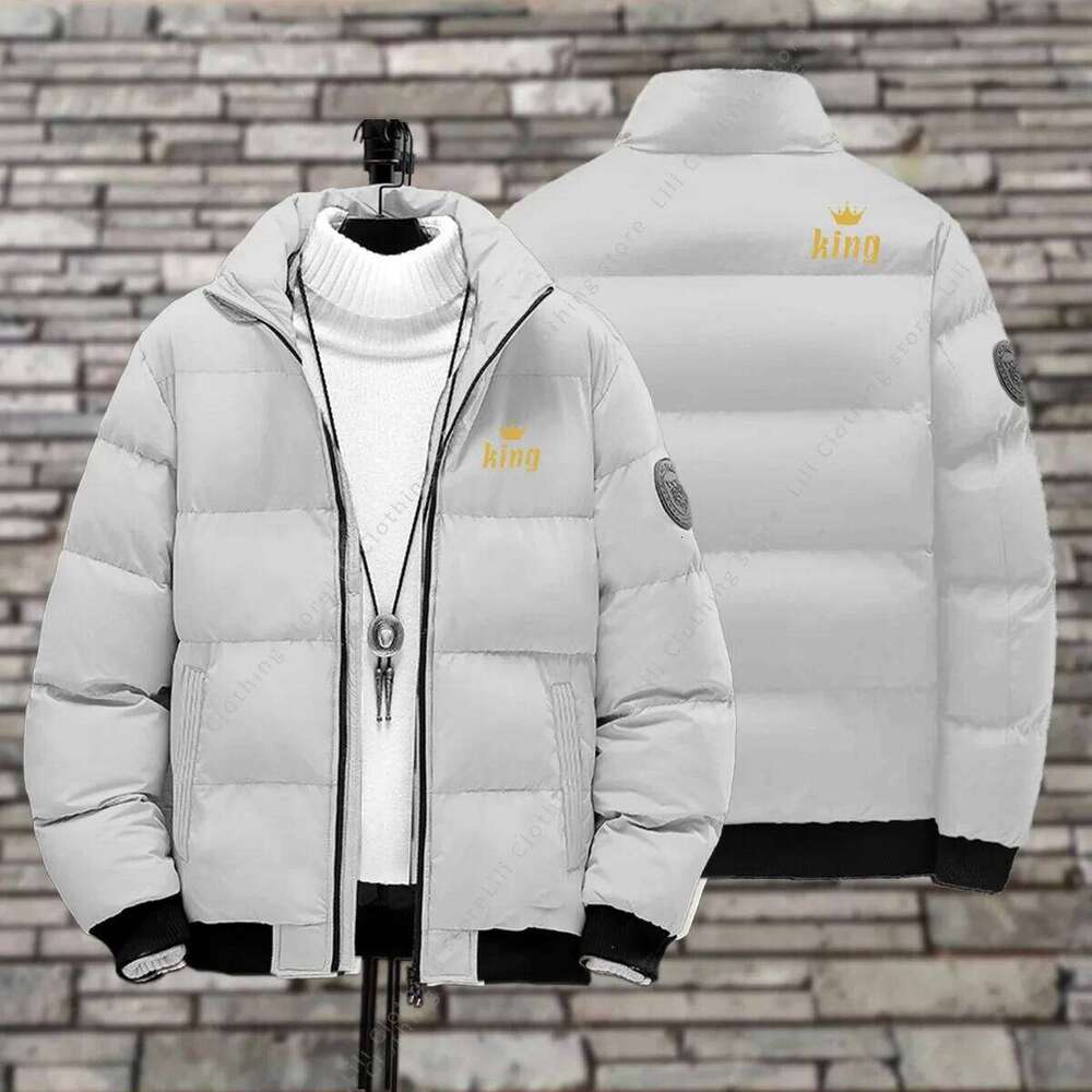 for Men Winter Down Coats 2026 New Stand Collar Padded Jackets Fashion Warm Man Lightweight Puffer Jacket W260626 - view 4