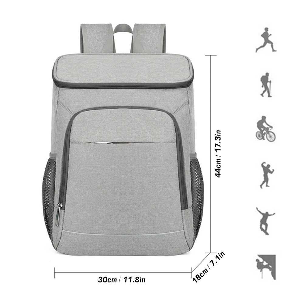 Leakproof Backpack 30L Insulated Cooler Lunch Bag for Outdoor Camping Hiking Picnics Beach Cooler Bag Traveling Equipments M260626 - view 4
