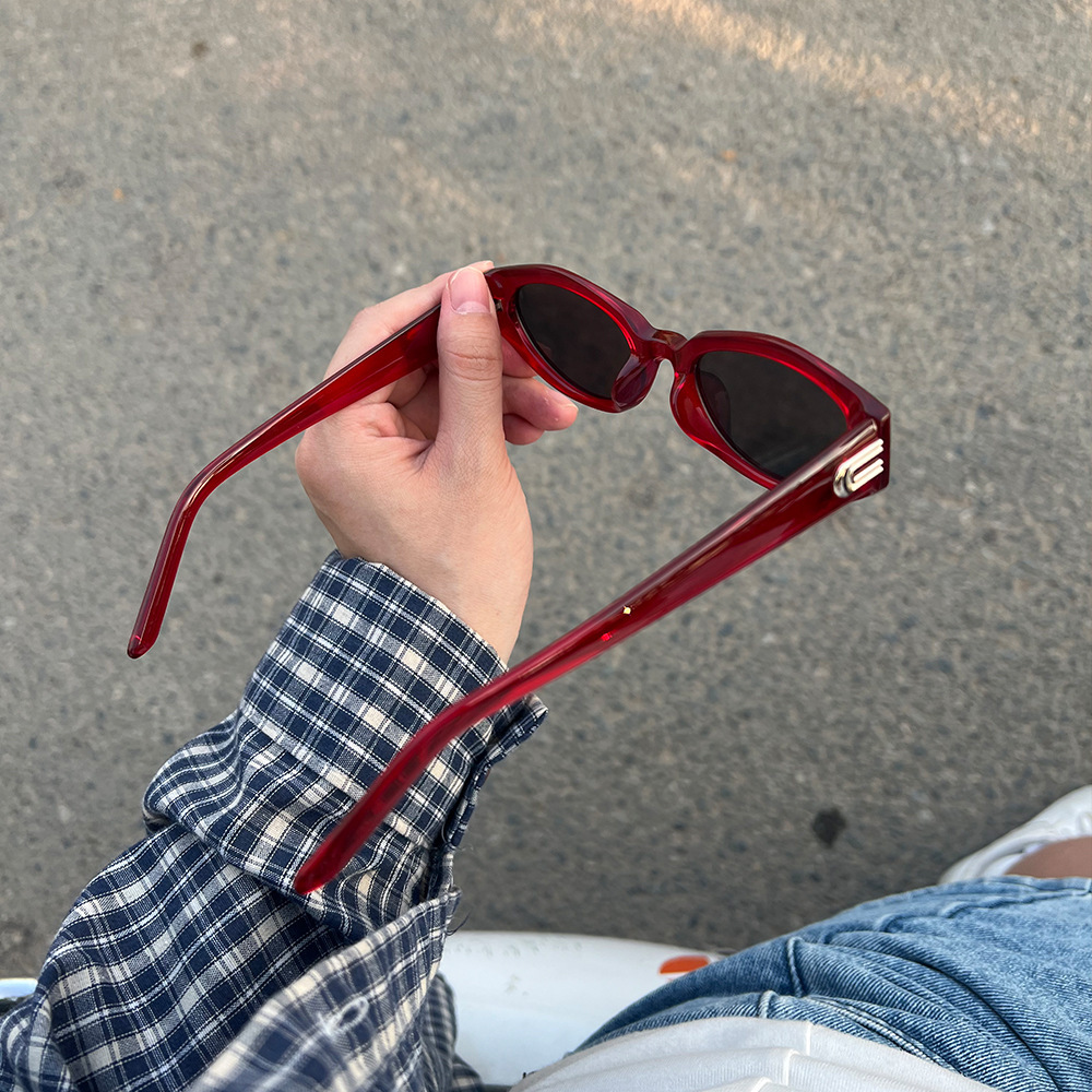 New Korean Style GM Retro Cat Eye for Women High-end Sun Men's UV Protection Polarized Sunglasses wholesale - view 5