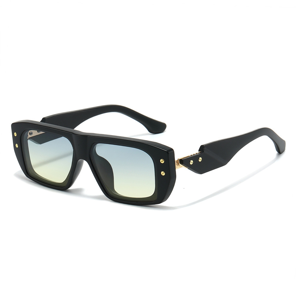 2026 High-End Stylish Square-Shaped Niche Sunglasses, Fashion, New Trendy European And American Men's Sunglasses - view 5