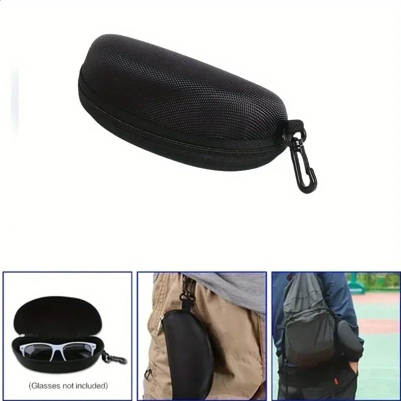 5/10pack Portable Zipper Sunglasses Protector Box Eye Glasses Case Box Oxford Travel Pack Glasses Case Accessories With Hook 260625 - view 5