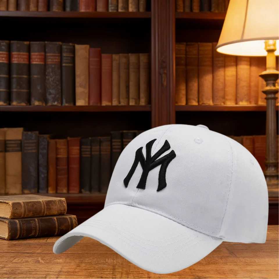 NY Letter Embroidery Baseball Unisex Adjustable Cotton Dad Hat Casual Sunscreen Peaked for Men Women Streetwear Sport M260626 - view 5