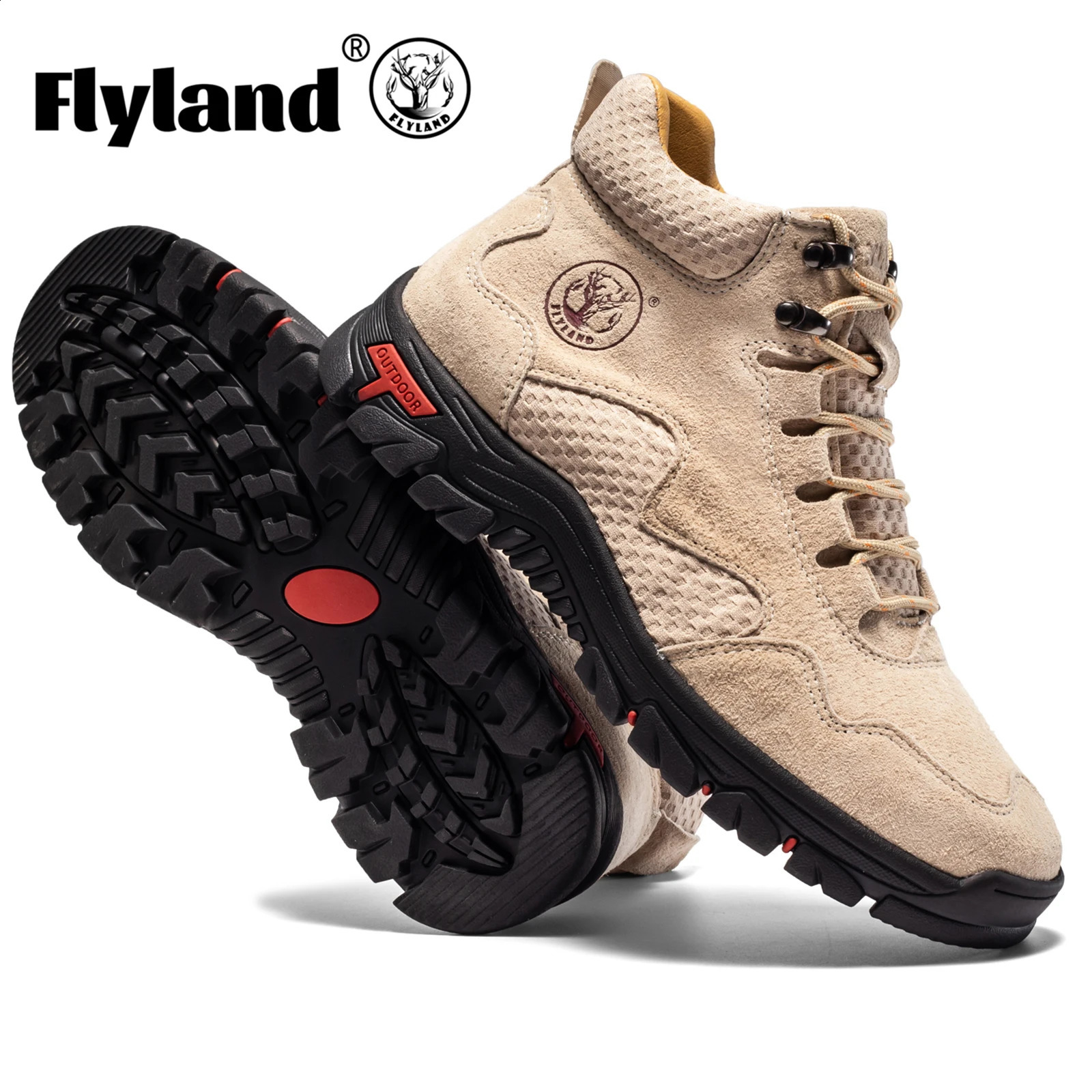 FLYLAND Mens Classic Retro Soft Skin friendly Genuine Leather Business Ankle Boots Handmade Casual 260624