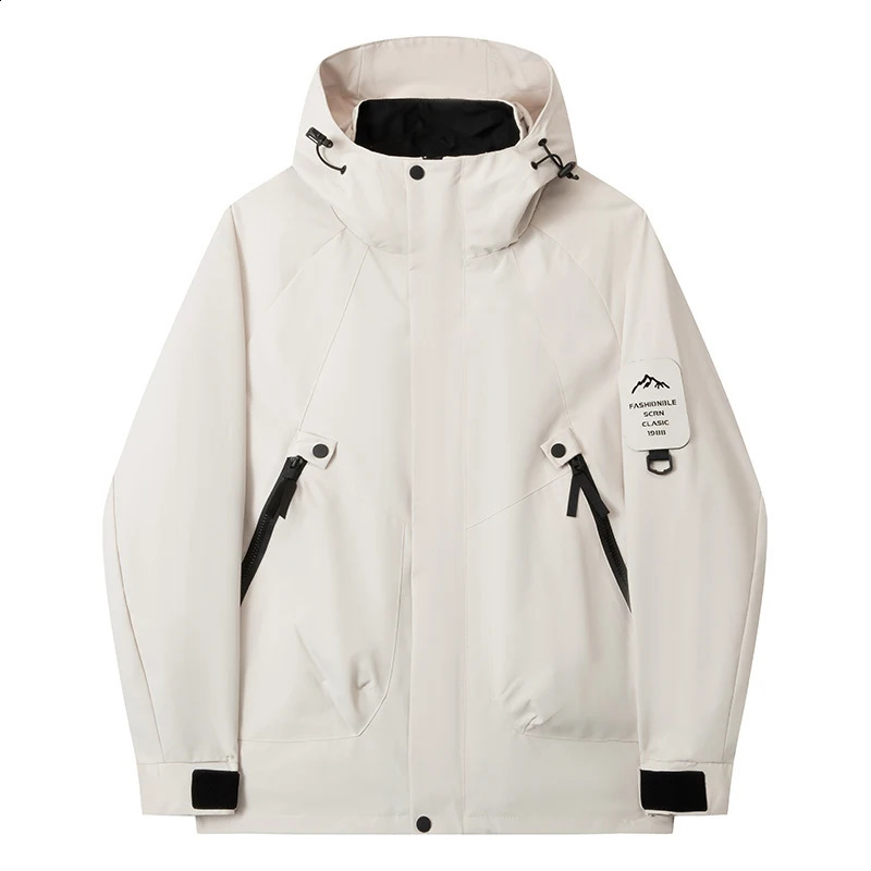 ARC Spring and Autumn Hardshell Jacket for Men Sports Ski Camping Casual Fashion Outdoor Mountaineering Tour Windstorm Jacket 260623 - view 5