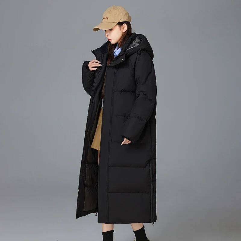 Men's Outdoor Hiking and Camping Windproof Breathable Long Down Comfortable Fashionable Trendy Winter Couple Jacket W260626 - view 4