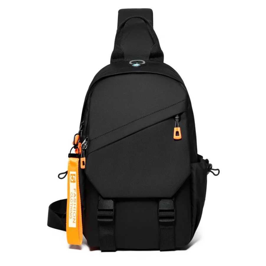 Bag CAOX Waterproof Nylon Crossbody - Mens Chest Sling Backpack Compact Shoulder Messenger Bag Travel Outdoor Hiking Pack M260626 - view 7