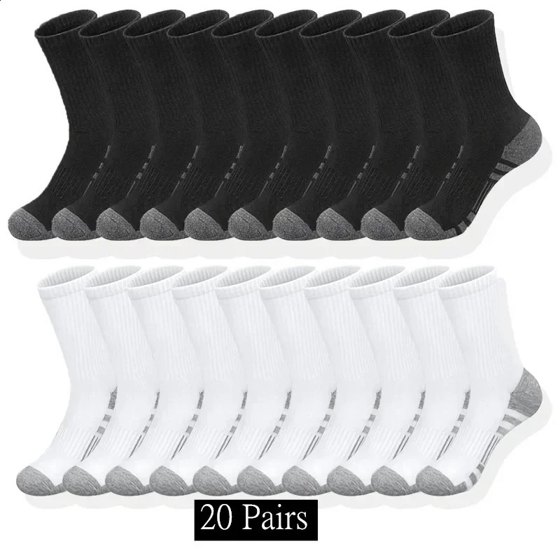 Ultra Soft Breathable Men Classic Crew Socks Comfy Casual Unisex For Outdoor Wearing 1102030 Pairs 2025 260622 - view 3