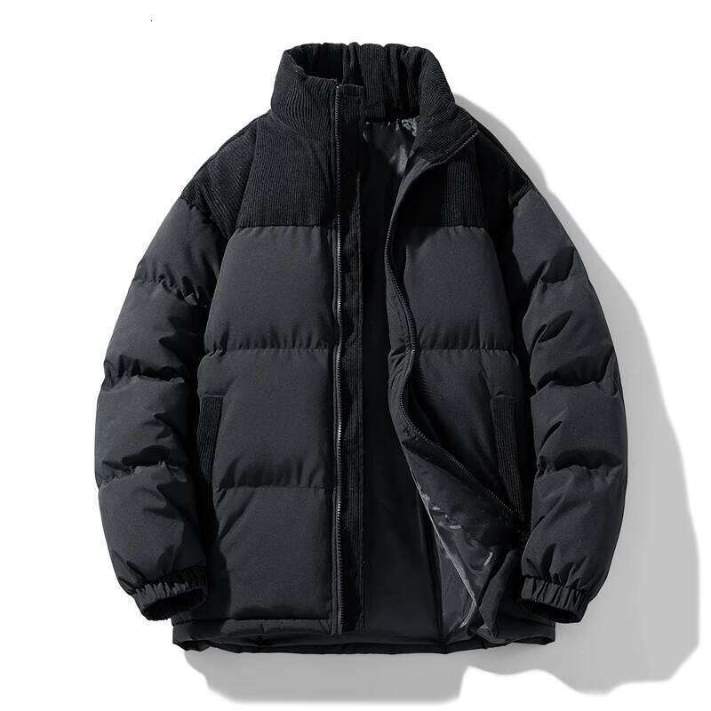 Latest Men Winter Thickened Warm Color Block Jacket Fashion Casual Male Parka New Arrival Trendy Mens Puffer Coat J260626 - view 4