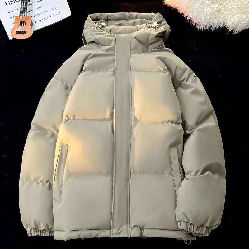 Men's Winter Outdoor Mountaineering and Camping Thick Warm Cotton Jacket Comfortable Versatile Cold Proof Breathable Hooded Coat W260626 - view 4