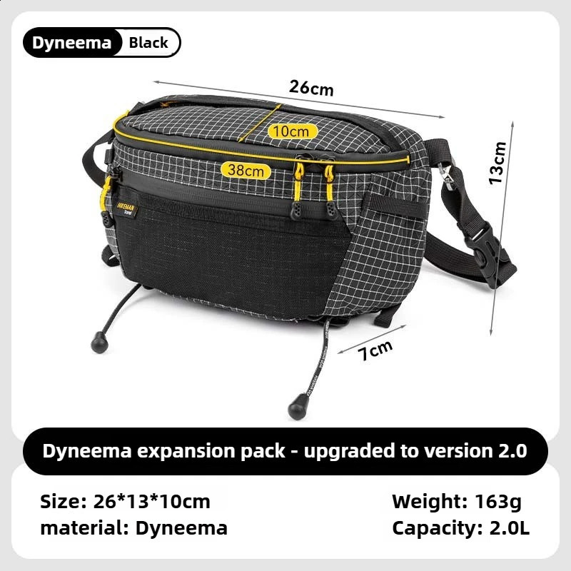UHMWPE Chest Bag Ultralight Waterproof Cycling Pack Tactical Molle Mountain Biking Hiking Unisex Outdoor Sports Accessories 260625 - view 7