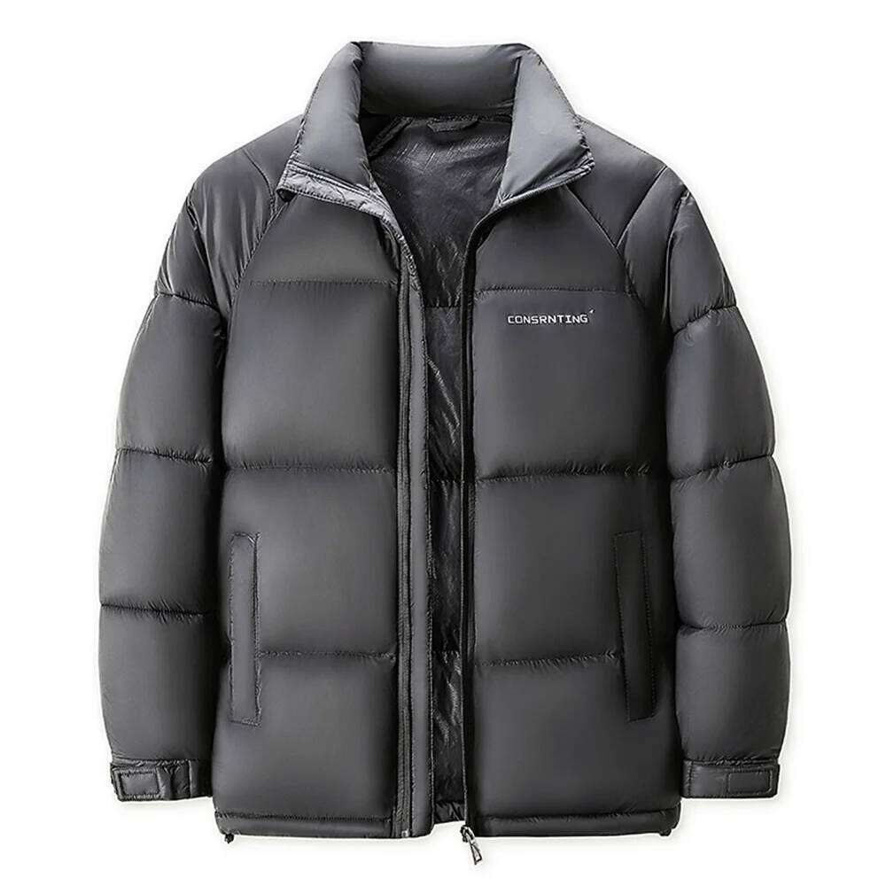 Winter Men's Warm Padded Jackets Fashion Male Stand Collar Cotton Thicken Parkas Man Windbreaker Thermal Puffer Coats Clothing J260626 - view 1