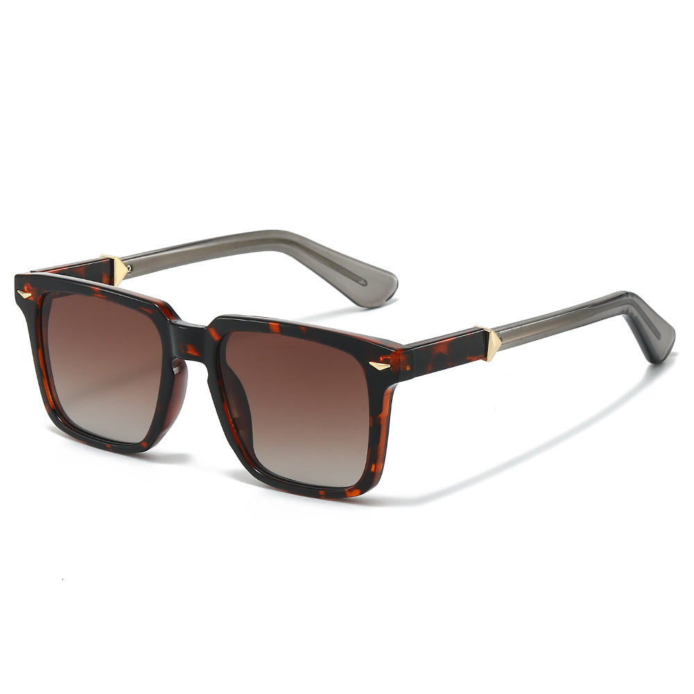 2026 European And American Square Frame CP Pin For Women, Trendy Designer UV Protection Fashion Sunglasses - view 4
