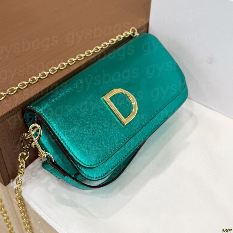 Fashionable high-end quality makeup bag women's solid color exclusive customized chain shoulder crossbody bag internal card bags