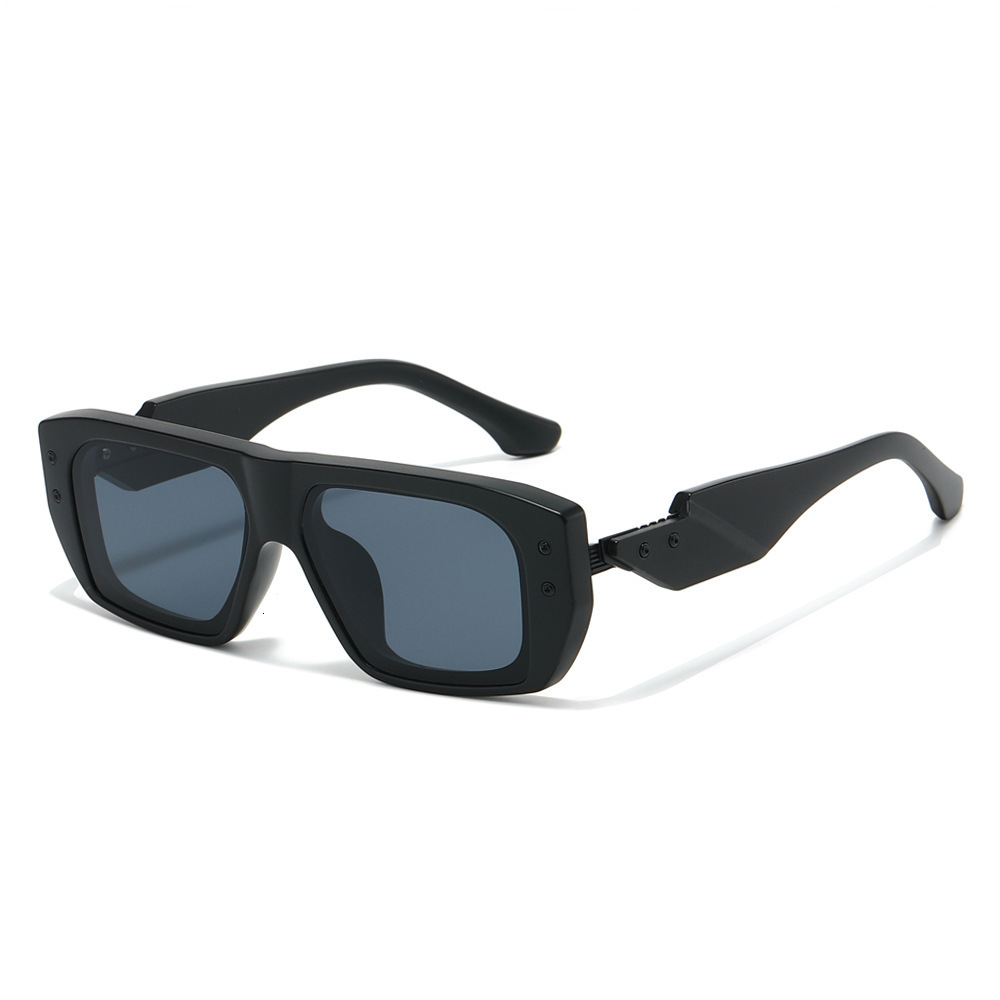 Square-Shaped Niche Fashion, New European And American Men's Sunglasses, Trendy 2026, High-End Feel - view 1