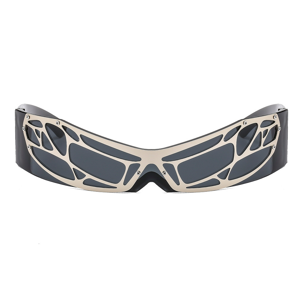 2026 Women's Designer Spicy Girl Hip Hop Punk Future Fashion Sunglasses European And American Festival Party Versatile Sunscreen Cross Border Sun - view 4