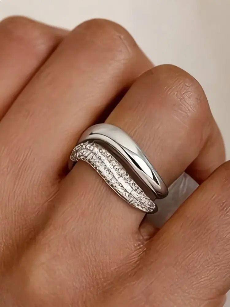 925 Sterling Silver Zircon Wave Shape Ring For Women Daily Wear Outfit Anniversary Engagement Party High Quality Fine Jewelry260624 - view 7