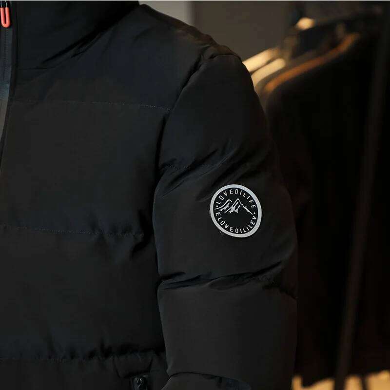 2023 explosive autumn and winter men's fashion brand warm jacket on cotton-padded coat J260626 - view 5