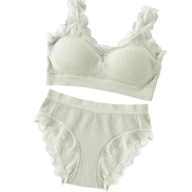 Sexy Women Bra Panties Set Push Up Sports Letter Strap Seamless Active Lingerie Fitness Top Underwear 260626 - view 4