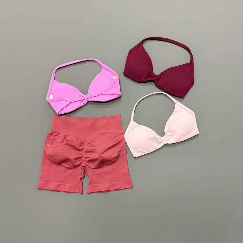 HISTELLO Sports Seamless Yoga 2PCS Set Push Up Women Bra Scrunch Butt Lift Leggings Ultra Soft Comfort Yoga Workout Wear M260626 - view 3